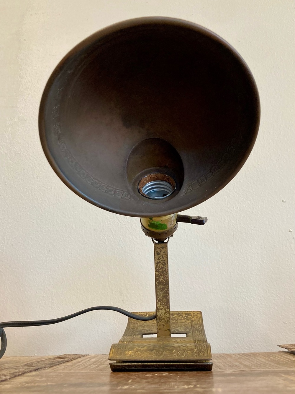 Vintage Faberware Adjusto-Lite Gooseneck Ornate Clamp Desk Lamp Mixed Parts! - Picture 2 of 16